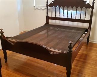Atq Full Walnut Bed Frame