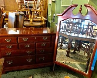Early American Dresser Mirror