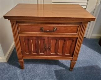 MidCentury Dixie Cherry Side Cabinet Set