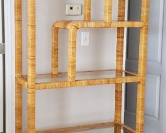 Rattan Glass Storage