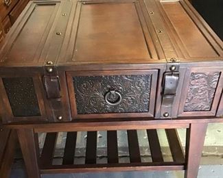 Unique Mission Style Coffee Table