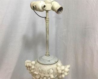 Vtg Alabaster Lamp