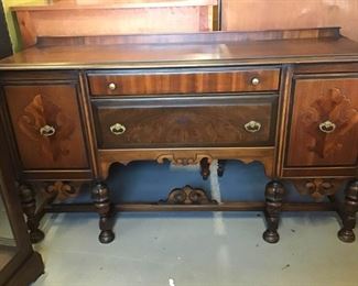 Vtg Buffet Sideboard