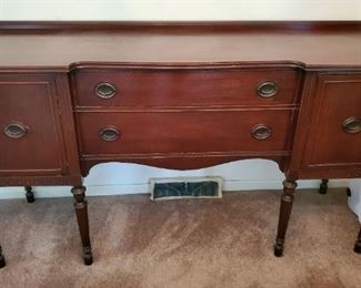 Vtg Mahogany Sideboard