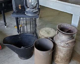 Vtg Metal Containers