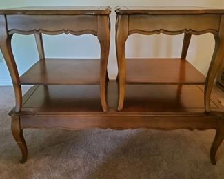 Vtg Queen Anne Cherry Tables