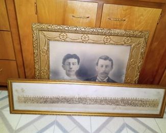 WW1 Company Photo Atq Portrait