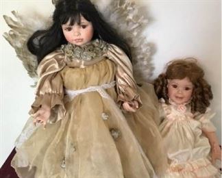 2 Porcelain Dolls