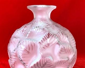 R. Lalique "Ormeaux" Vase