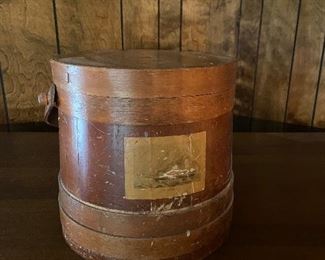 Wooden Canister With Handle