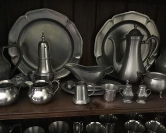 More antique and vintage pewter