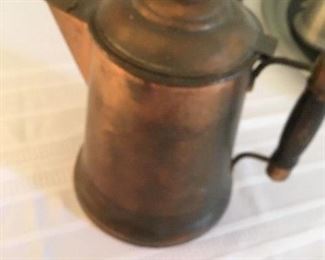 Antique copper pot