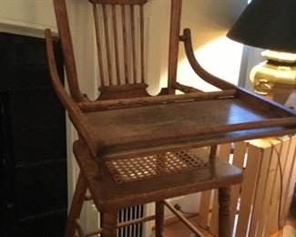Antique high chair 