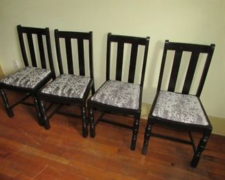 Set of vintage pub chairs