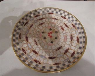 Mid Century mosaic platter