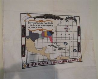 Needlepoint hurricane map