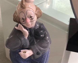 Lladro clown figurine 