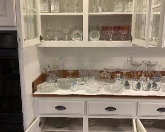 Crystal and cut glass! 