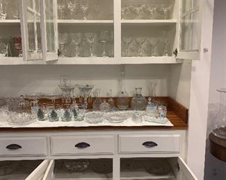 Crystal and cut glass! 