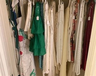 Aprons and tablecloths! 