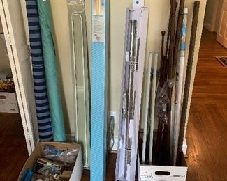 Curtain rods and hardware! 