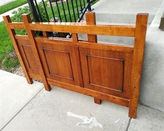 2x solid wood Twin size bed headboards