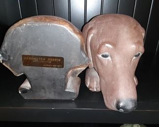 Labrador book ends from Brooklyn, NY