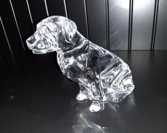 Crystal Labrador figurine