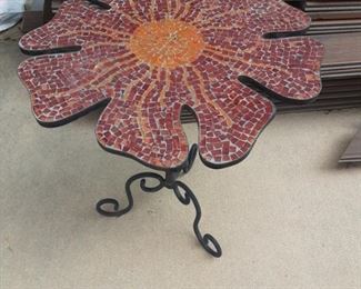 Mosaic Tiled Outdoor Table