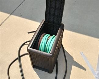 Hose Caddy w/Retractable Settings and Hose Included, 2 total like items