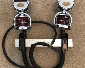  Signal lights off of a  1927 Studebaker. 