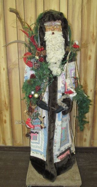 70" Tall Handmade Father Christmas - Made in Jackson,TN