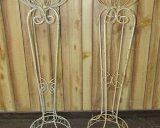 Tall Iron Plant Stands