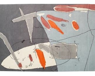 Peddada BlastOff 100% New Zealand wool area rug, handmade in India and never used