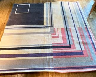 Peddada Boxed 100% New Zealand wool area rug, handmade in India and never used