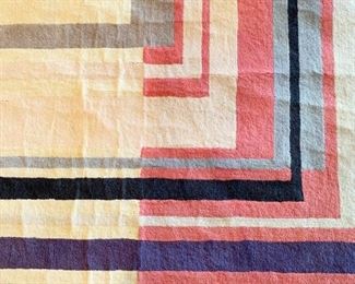 Peddada Boxed 100% New Zealand wool area rug, handmade in India and never used