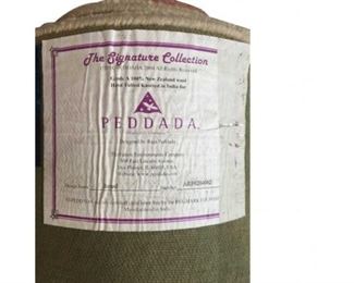 Peddada Boxed 100% New Zealand wool area rug, handmade in India and never used