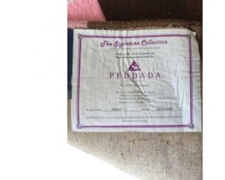 Peddada Softurf 100% New Zealand wool area rug, handmade in India and never used