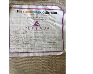 Peddada Stonewall 100% New Zealand wool area rug, handmade in India and never used