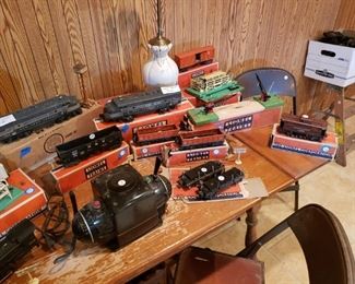 Vintage Lionel trains