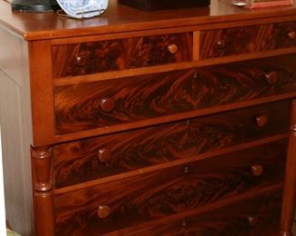 BURLED WALNUT CHEST