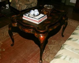 "MAITLAND SMITH"  CHINOISERIE LACQURED COFFEE TABLE 