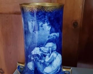 Royal Doulton Blue Children Vase