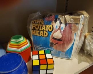 Mr. Potato Head, Rubik's Cube, etc.