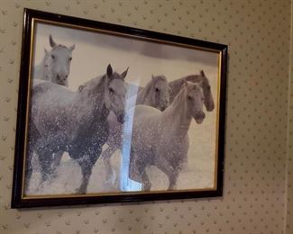 Framed Print - Galloping Horses