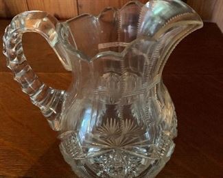 Cut Glass pitcher