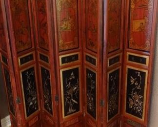 7 Panel Asian Screen. Great Color