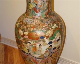 Chinese Urn, 38" Tall with Stand