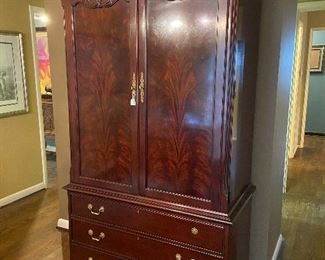 Traditional armoire hutch