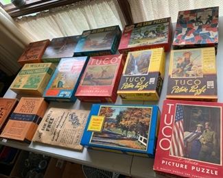 REDUCED!  $30.00 now, was  $40.00........Vintage Puzzles Lot: (A38)